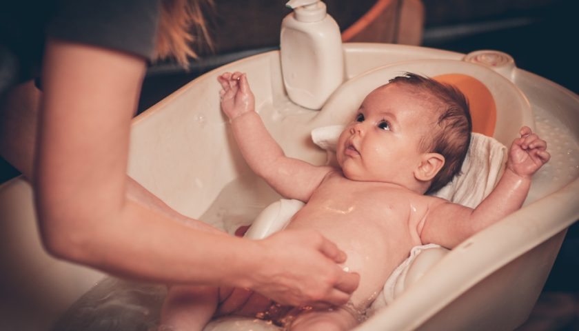 Baby’s First Bath