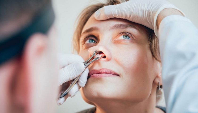 Scabs in nose
