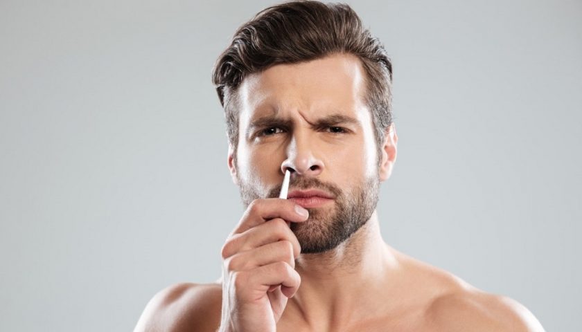 Plucking Nose Hairs