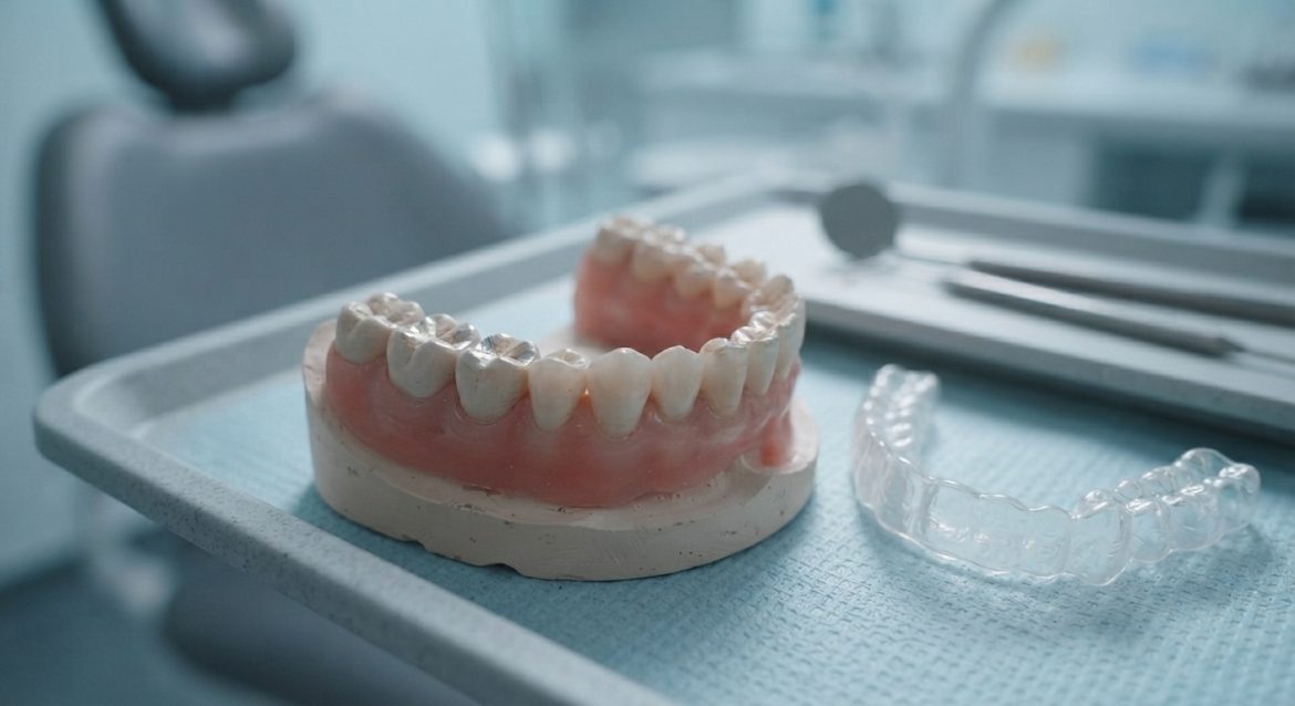 Man clenching jaw showing signs of teeth grinding bruxism